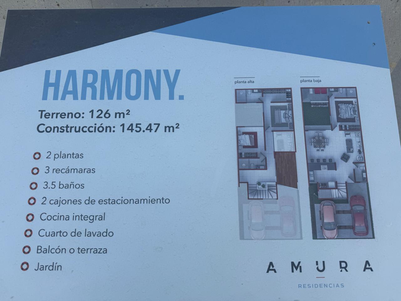 Casa en Venta al Sur de la Ciudad Modelo Harmony